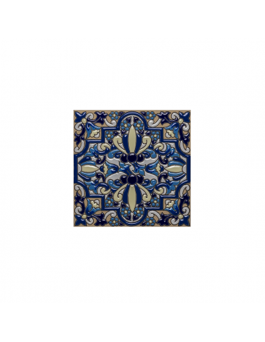 Azulejo cerámica española decorativa andaluza 15x15cms. 04151400